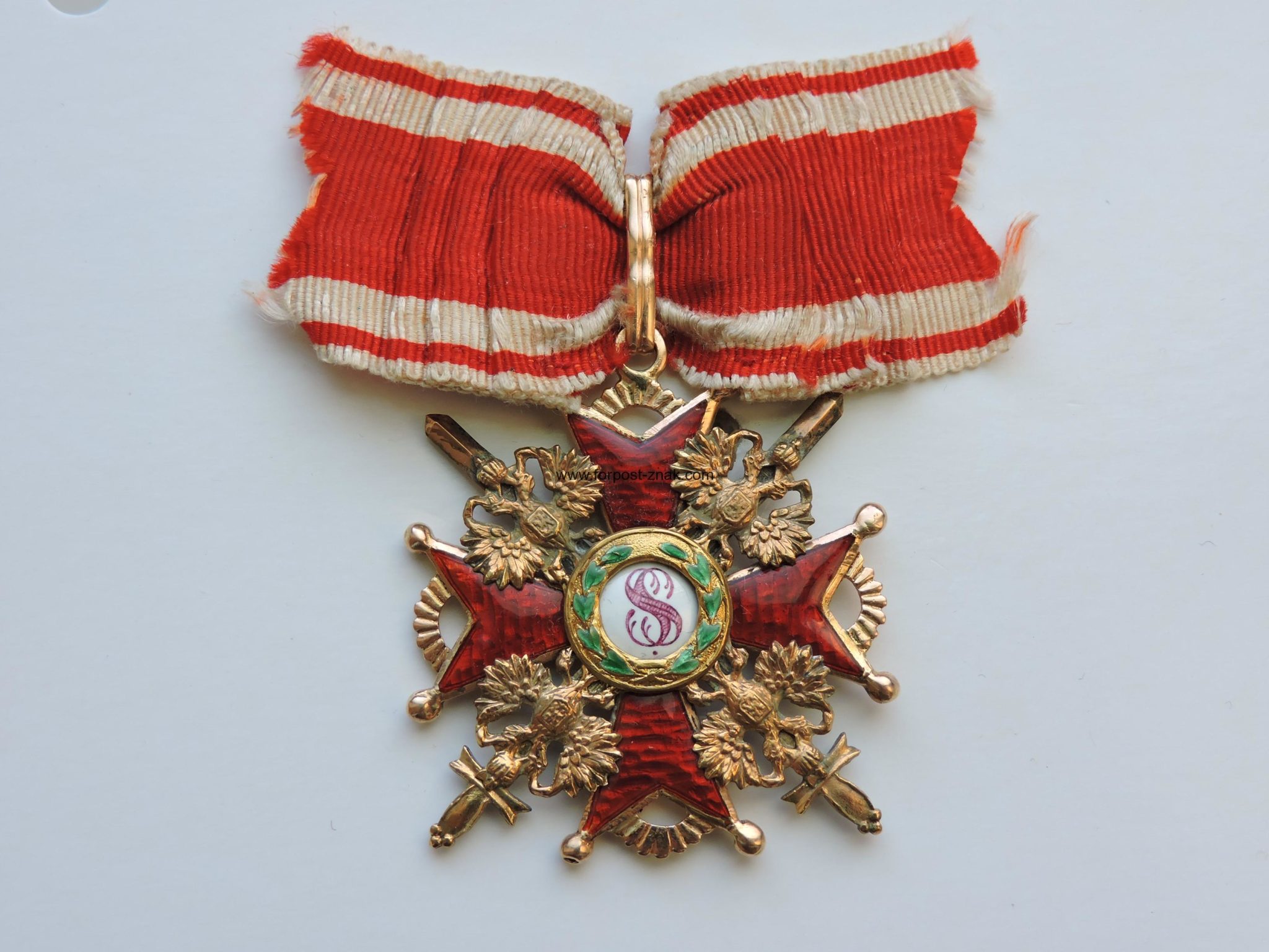 Орден Св.Станислава с мечами и бантом